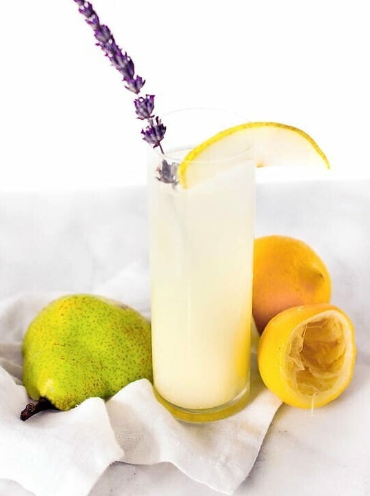 Vodka Pear Lavender Lemonade Cocktail