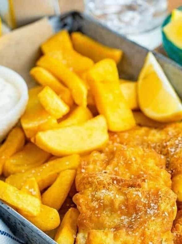 Air Fryer Fish and Chips