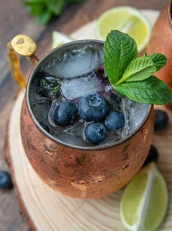 Blueberry Moscow Mule