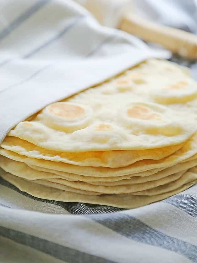 Homemade Soft Flour Tortillas