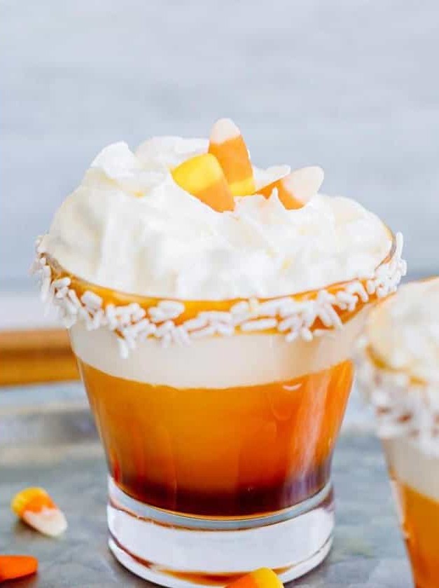 Candy Corn Vodka Cocktail