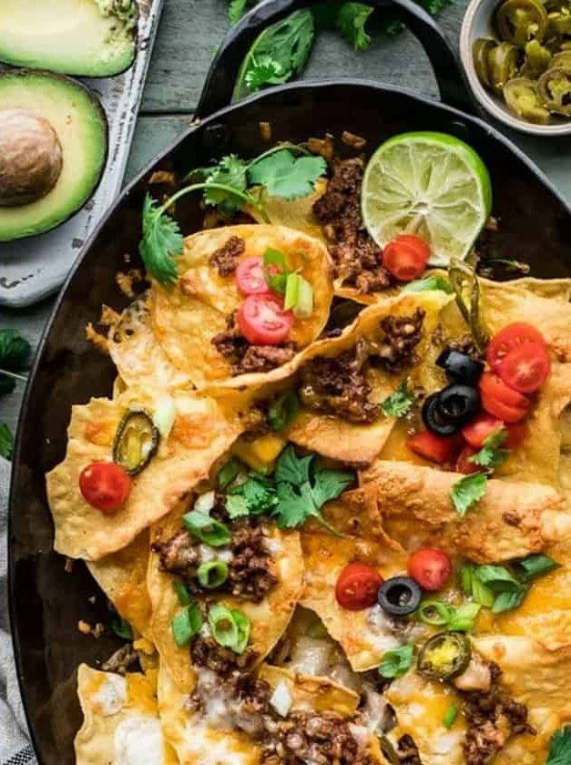 Homemade Nachos with Ground Beef