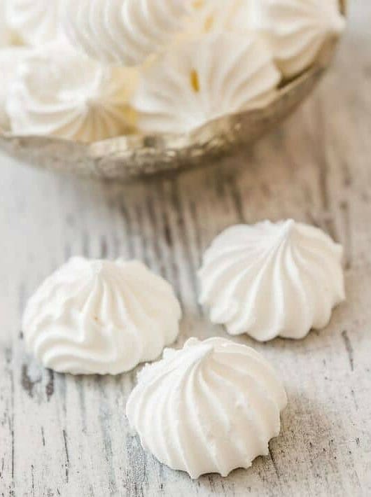 Keto Sugar Free Meringue Cookies