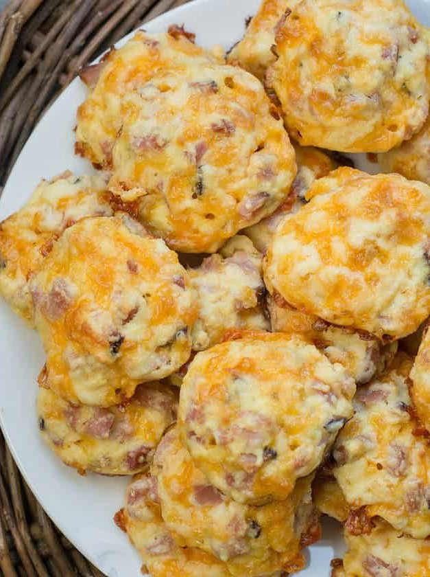 Keto Ham and Cheese Bites