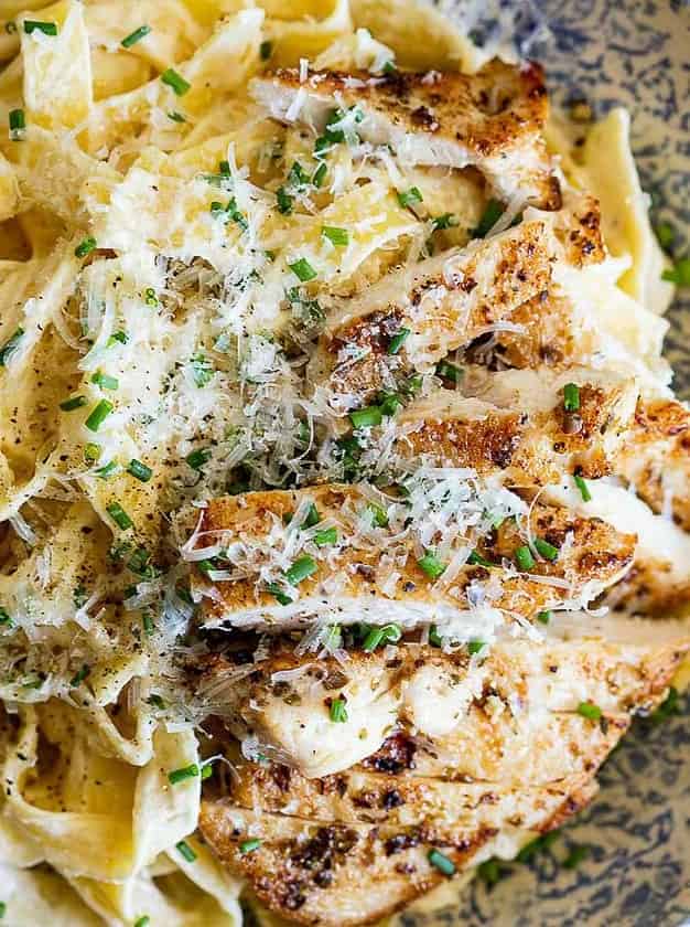 Easy Healthy Chicken Alfredo