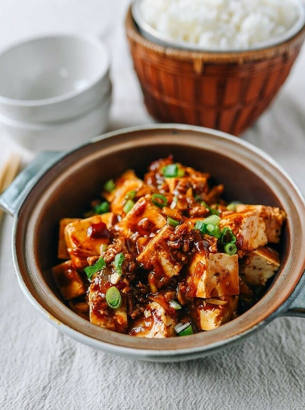 Spicy Garlic Tofu Stir Fry