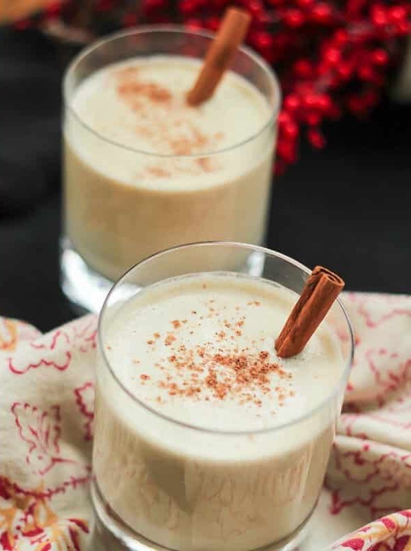 Vegan “Egg-Less” Eggnog