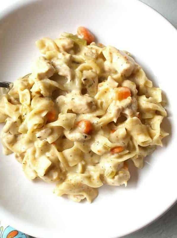 Pressure Cooker Chicken & Noodles