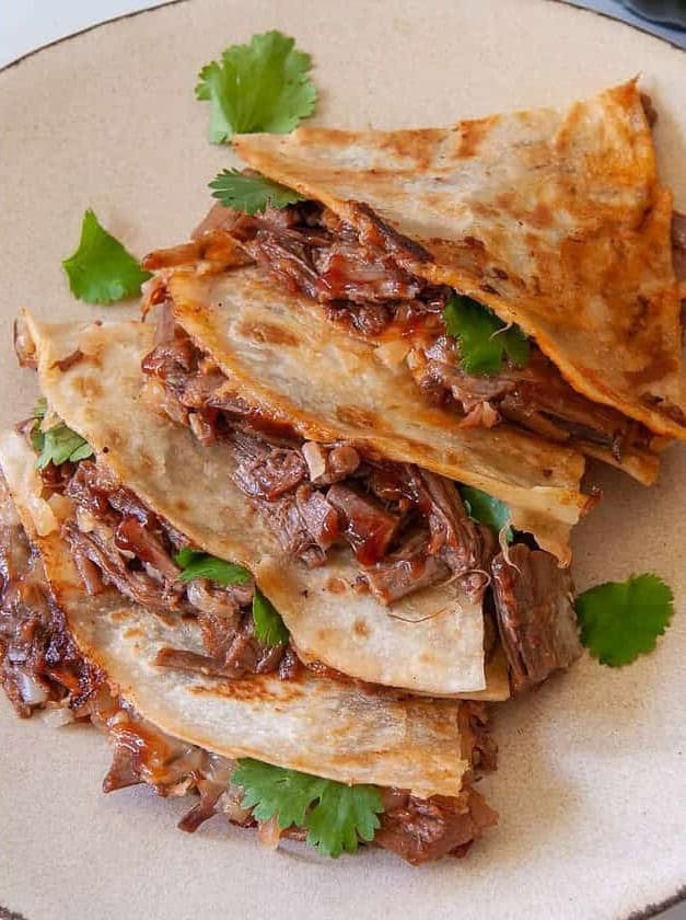 Brisket and Pepper Jack Quesadillas