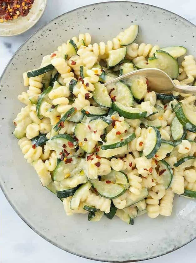 Pasta with Zucchini and Parmesan