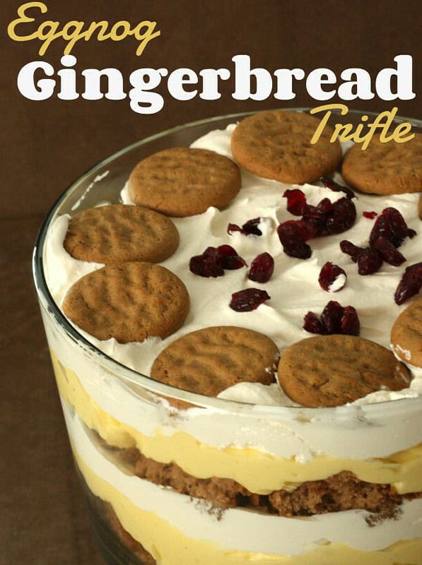 Eggnog Gingerbread Trifle