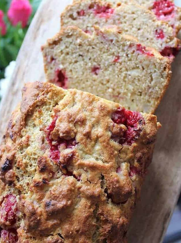 Raspberry Banana Bread