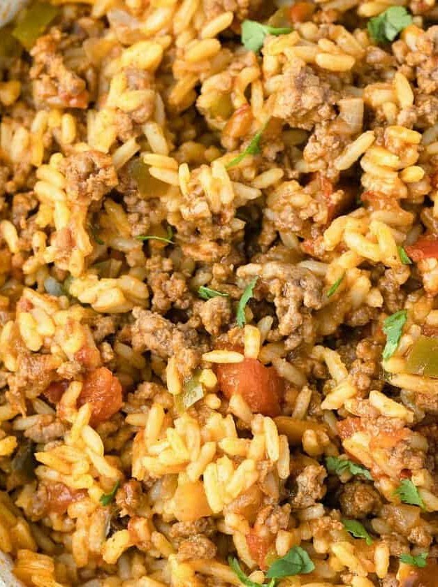 Spanish Rice with Ground Beef