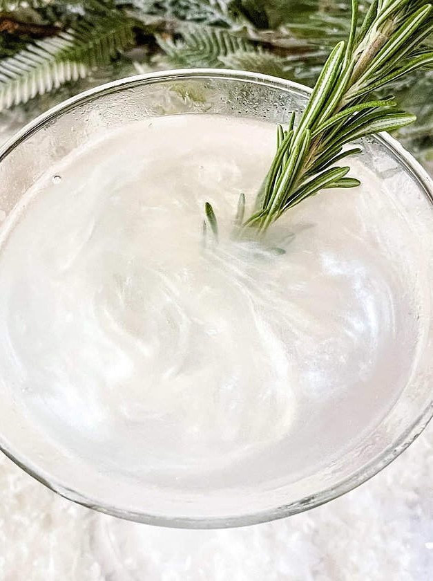 Frosted Pine Gibson Martini