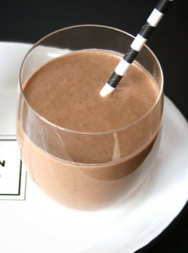 Peanut Butter + Cocoa Breakfast Smoothie