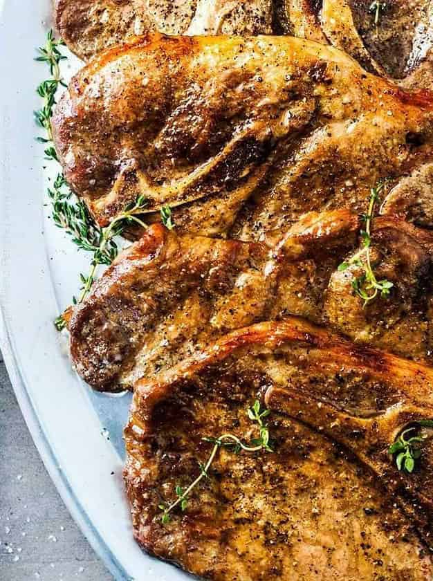 Baked Pork Steaks in Oven