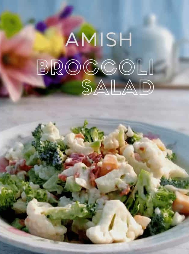 Amish Broccoli and Cauliflower Salad