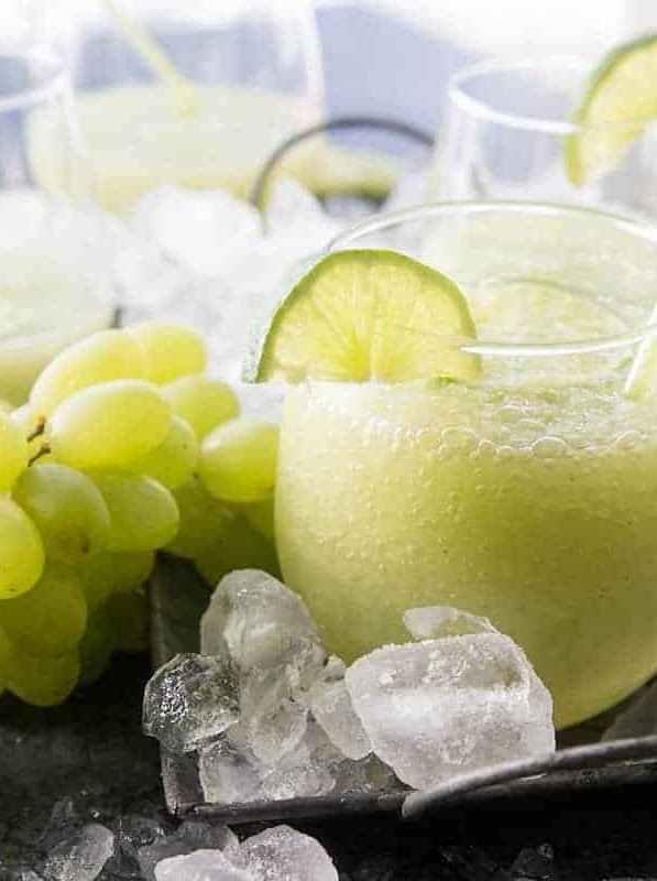 Frozen Grape Lime Rickey