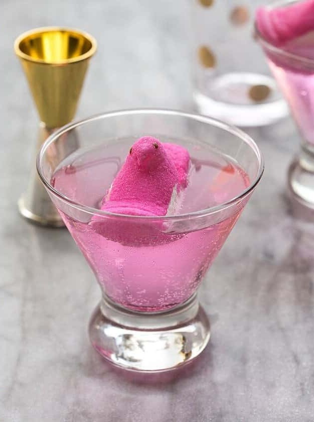 Peeptini Easter Cocktail