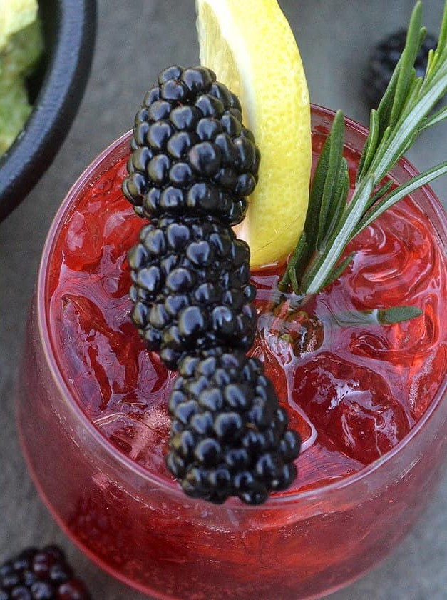 Blackberry Lemonade Vodka Cooler