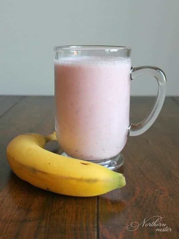 Strawberry Orange Banana Kefir Smoothie