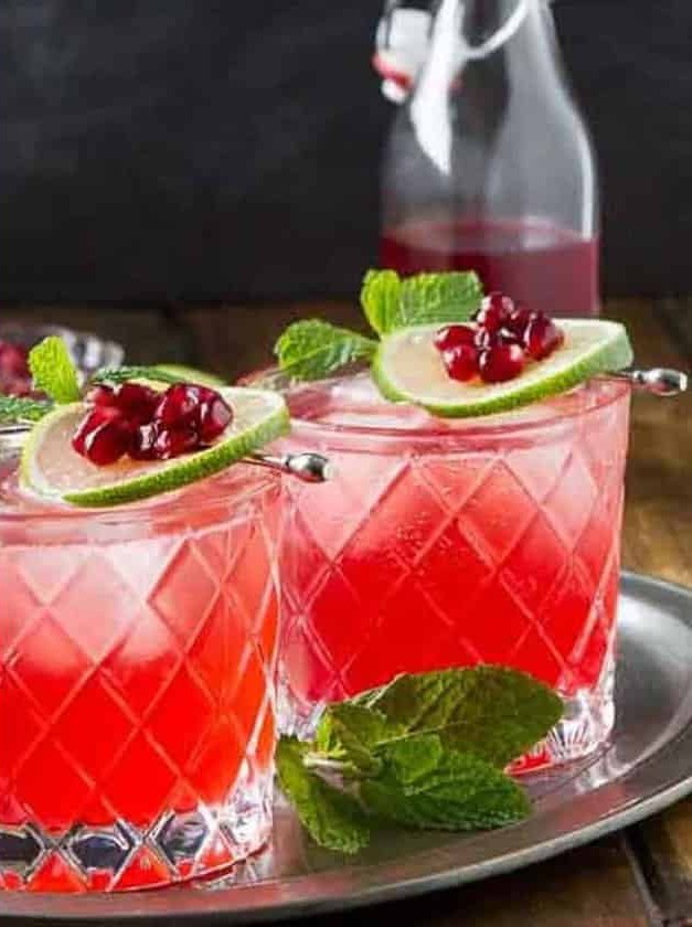 Pomegranate Lime Fizz