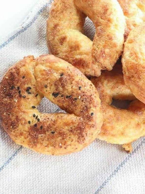 Air Fryer KETO Bagels