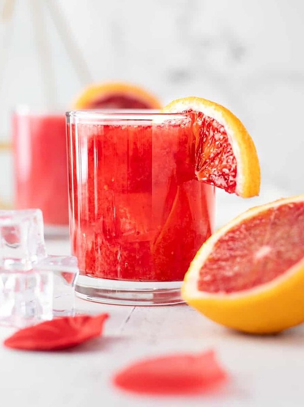 Blood Orange Whiskey Sour