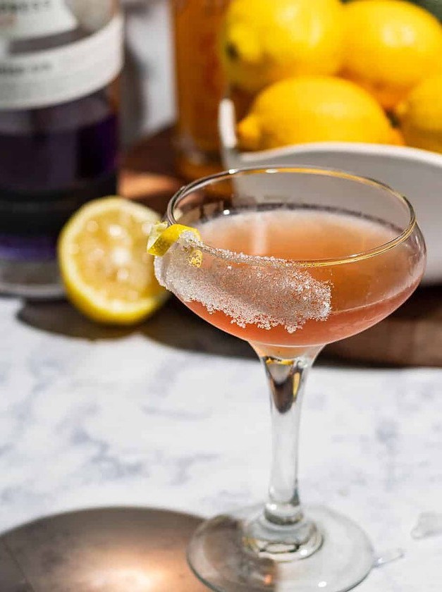 Passion Fruit Gin Sidecar Cocktail