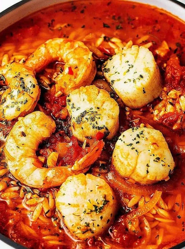 Calabrian Shrimp and Scallops