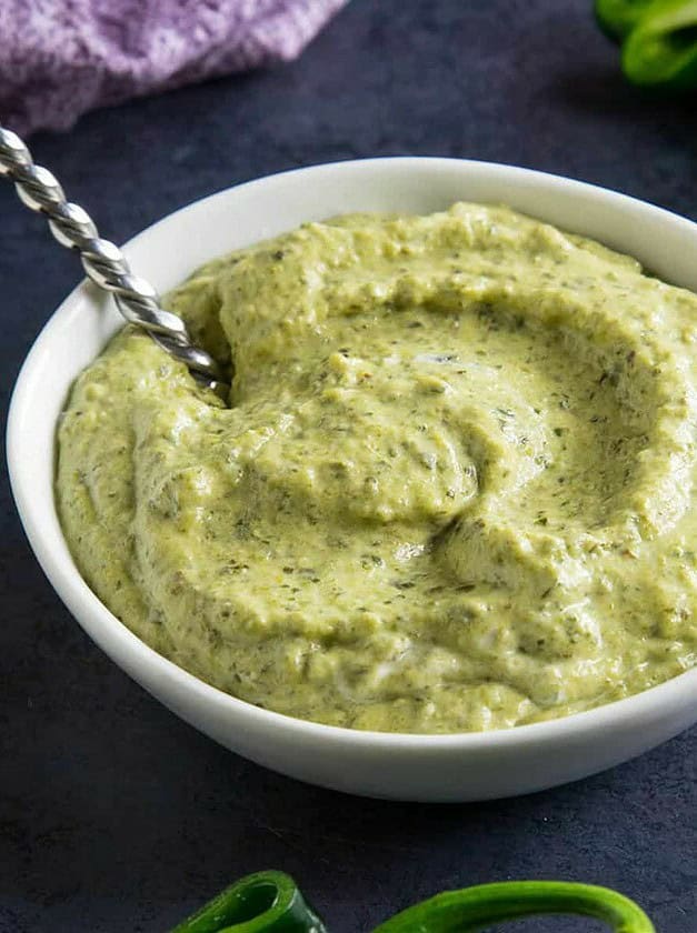 Roasted Poblano Cream Sauce