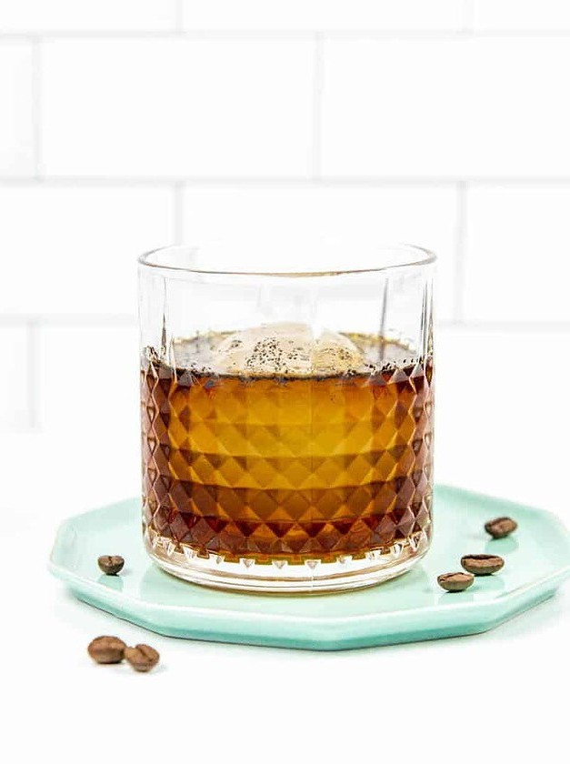 Coffee Old-Fashioned Cocktail