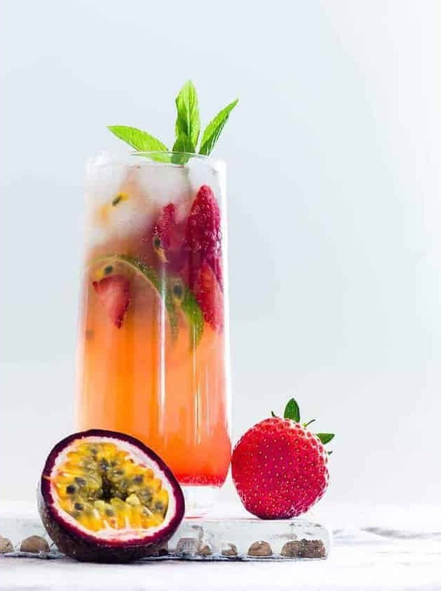 Ginger Beer Hibiscus Mocktail