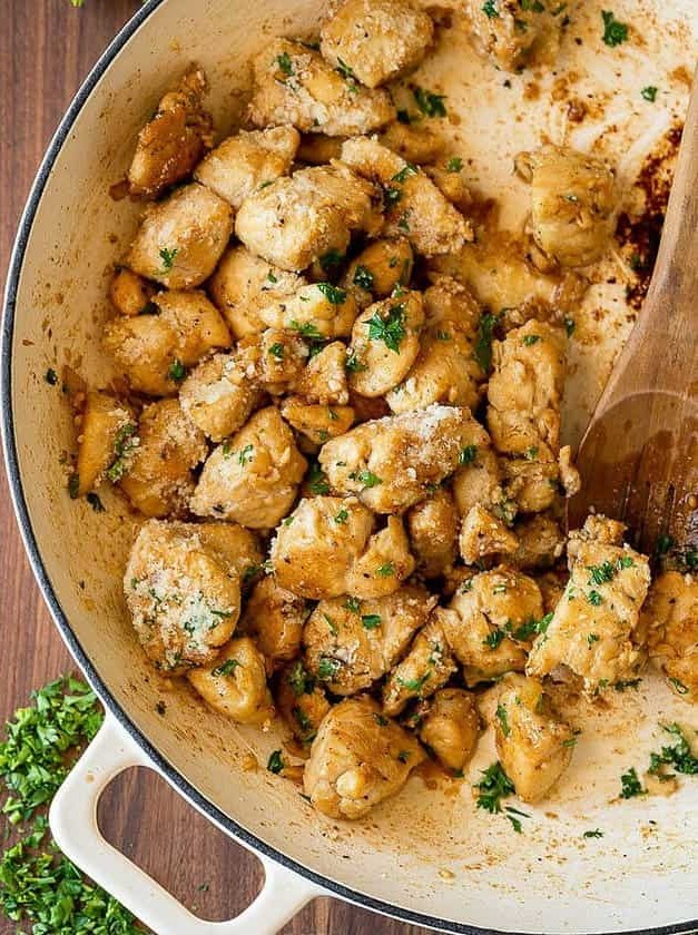 Garlic Parmesan Chicken Bites