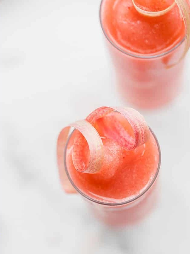 Strawberry Rhubarb Frosé