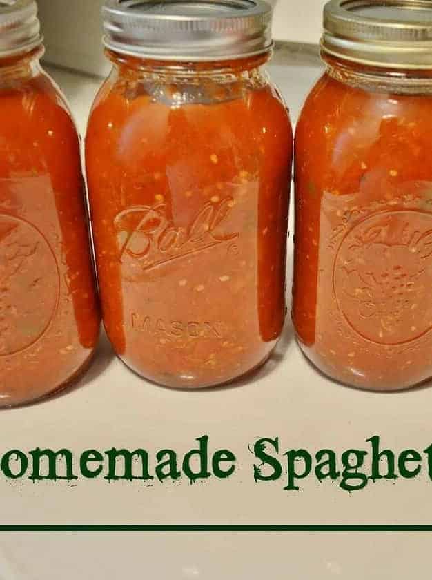 Homemade Spaghetti Sauce