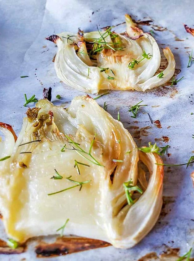 Slow Oven Roasted Fennel