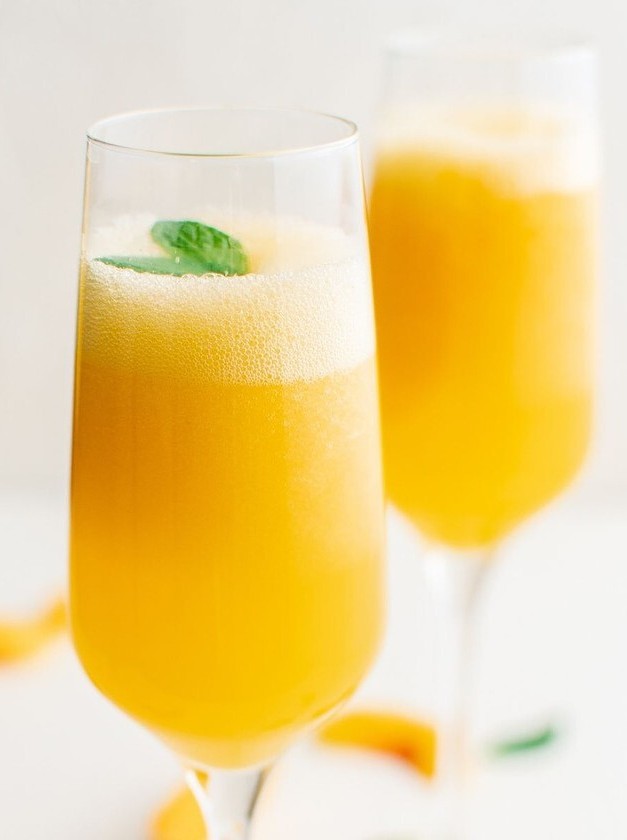 Peach Bellinis