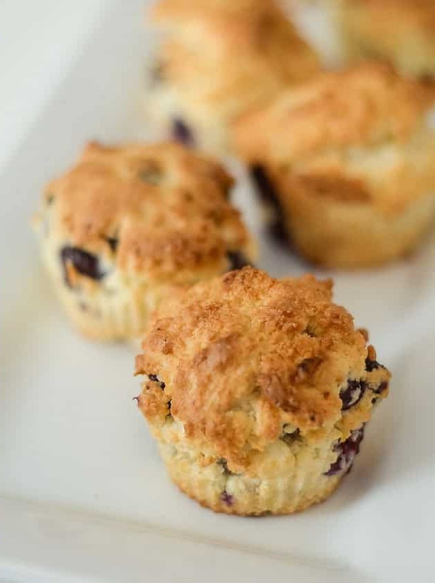 Air Fryer Blueberry Muffins