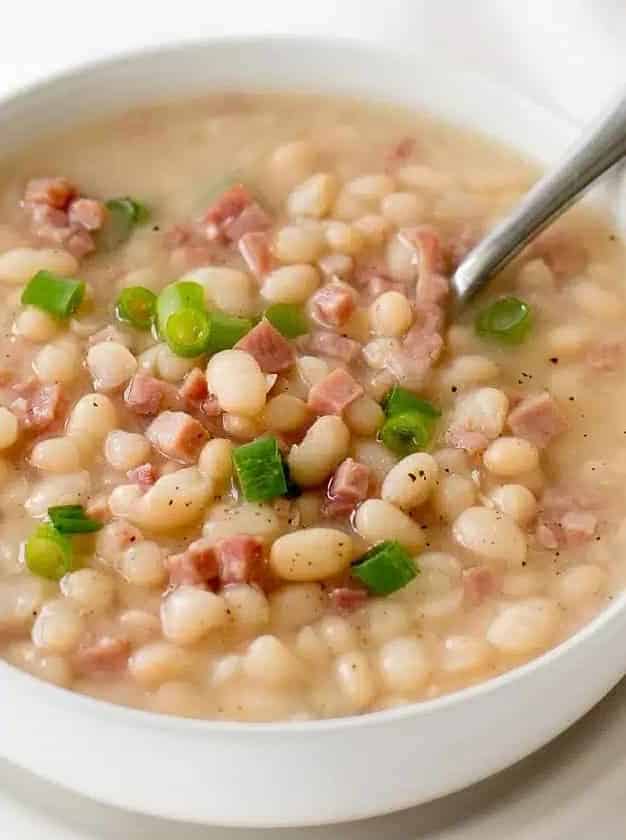 Navy Bean Soup and Ham