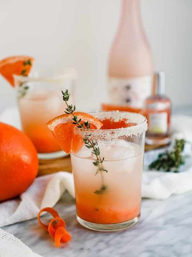 Grapefruit Honey Sake Cocktail