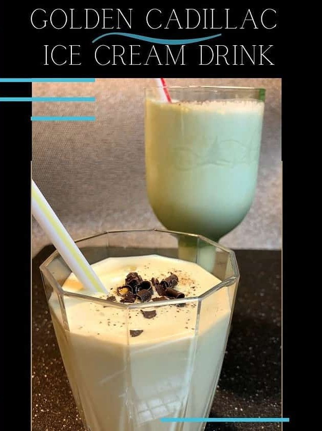 Golden Cadillac Ice Cream Drink