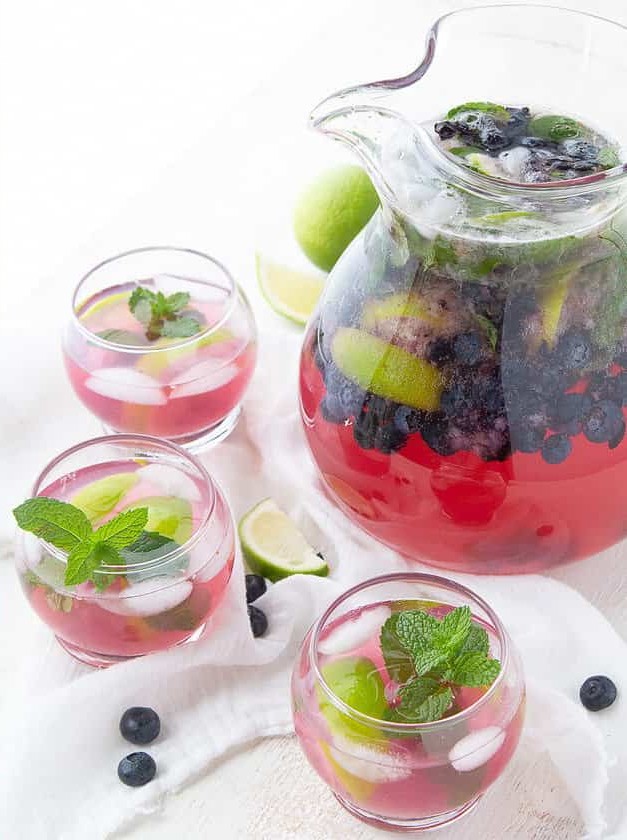 Blueberry Mojitos