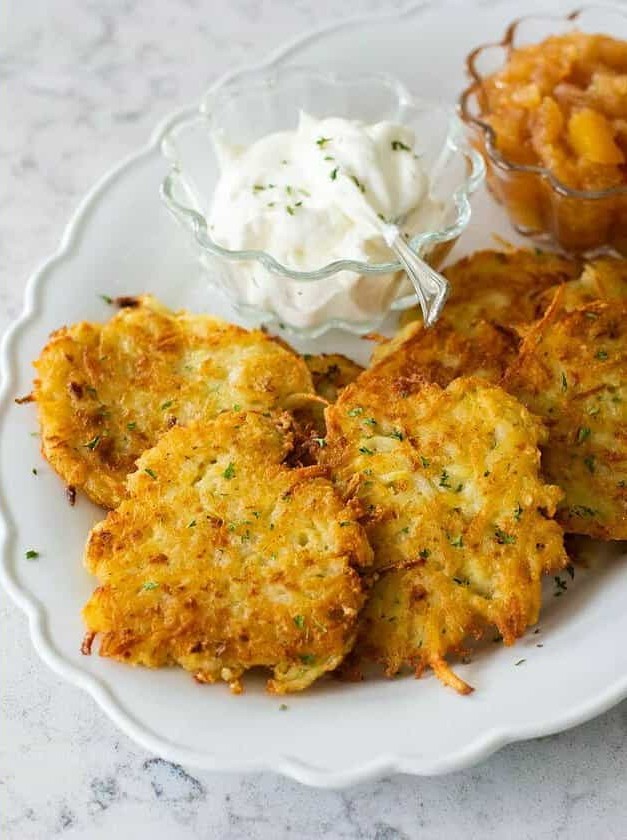 Make Ahead Potato Latkes