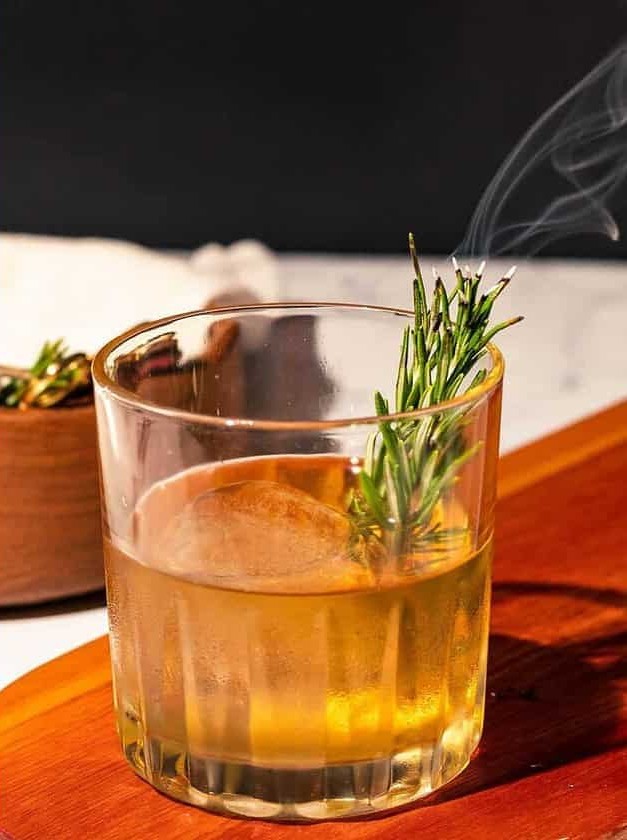 Smoked Rosemary Old Fashioned