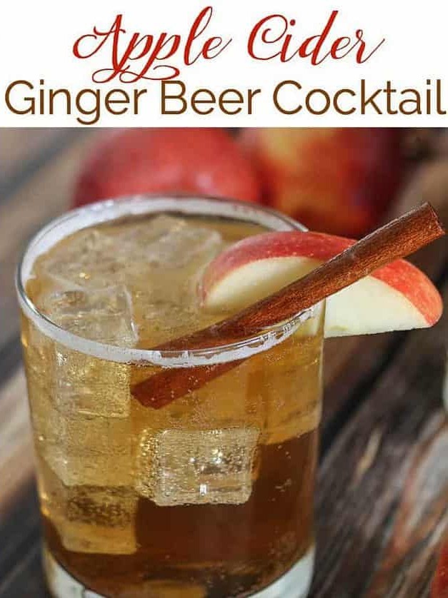 Apple Cider Ginger Beer Cocktail