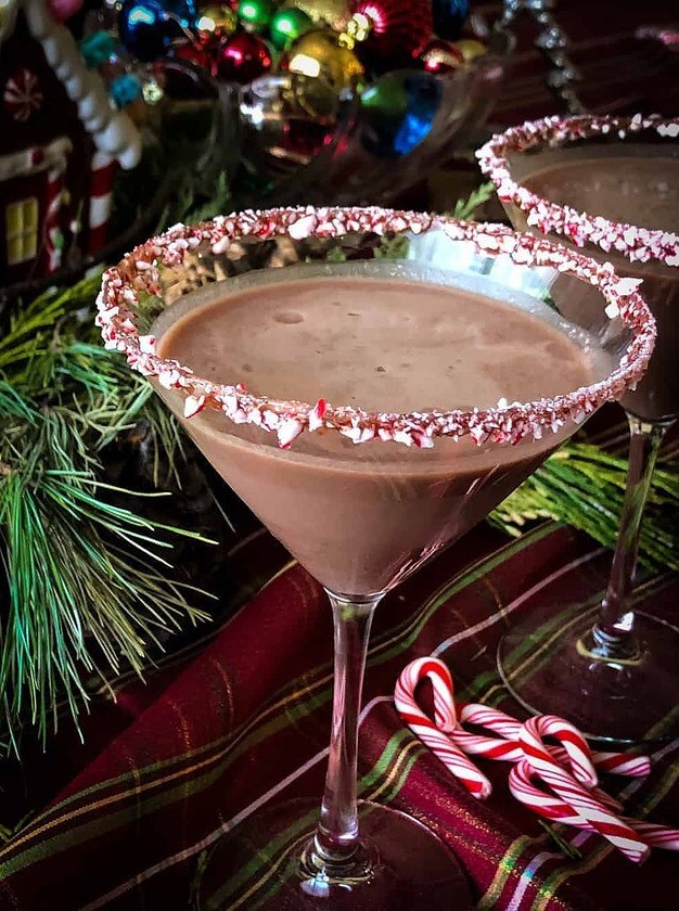 Creamy Chocolate Peppermint Martini