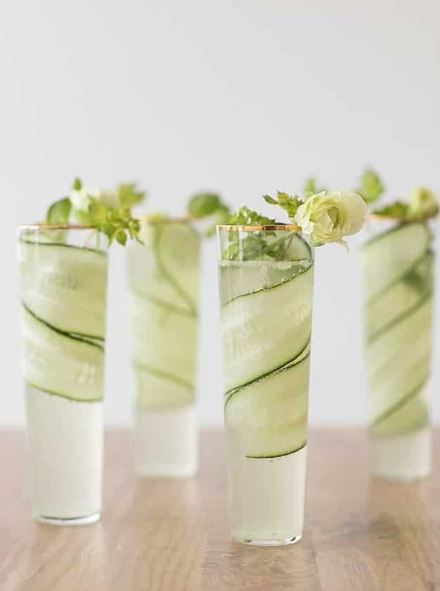 Cucumber + Kiwi Gimlet