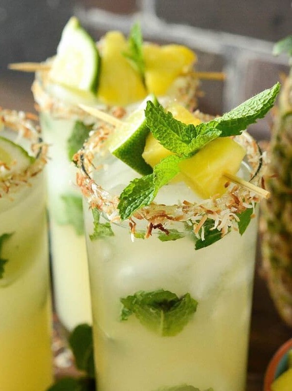 Pineapple Coconut Mojito