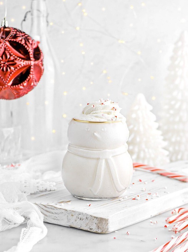 The Melted Snowman Peppermint Vanilla Ice Cream Cocktail